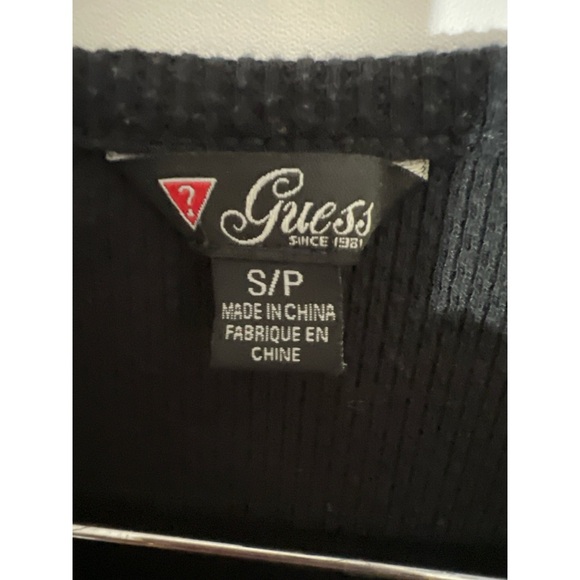 Black Long Sleeve Top with Embellished Shoulders - Picture 2 of 3